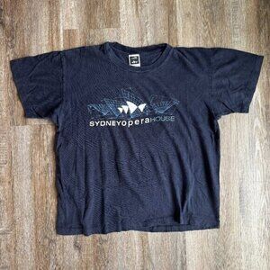 Vintage Sydney Opera House T Shirt Australia Boxy Fit